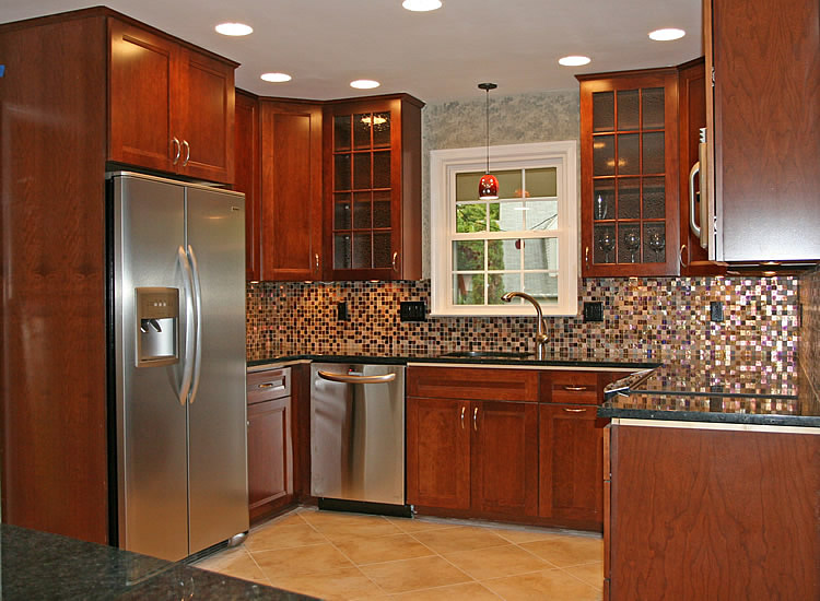 Kitchen Remodeling Granite Tile Design Ideas Cabinets Backsplash